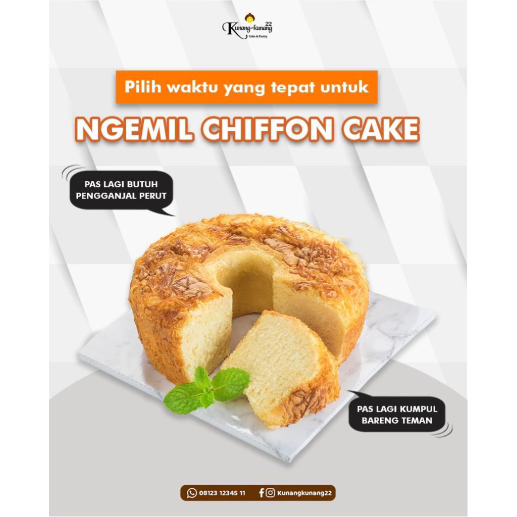 

CHIFFON CAKE KUNANG KUNANG