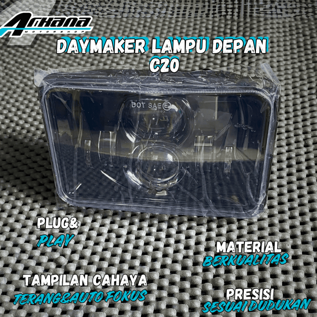 Lampu depan LED bentuk oval tipe C20 Original Yamaha motor RXK RX King Rxk New