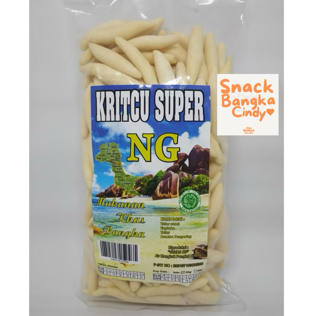 

Kerupuk Telor Cumi Bangka Kritcu NG