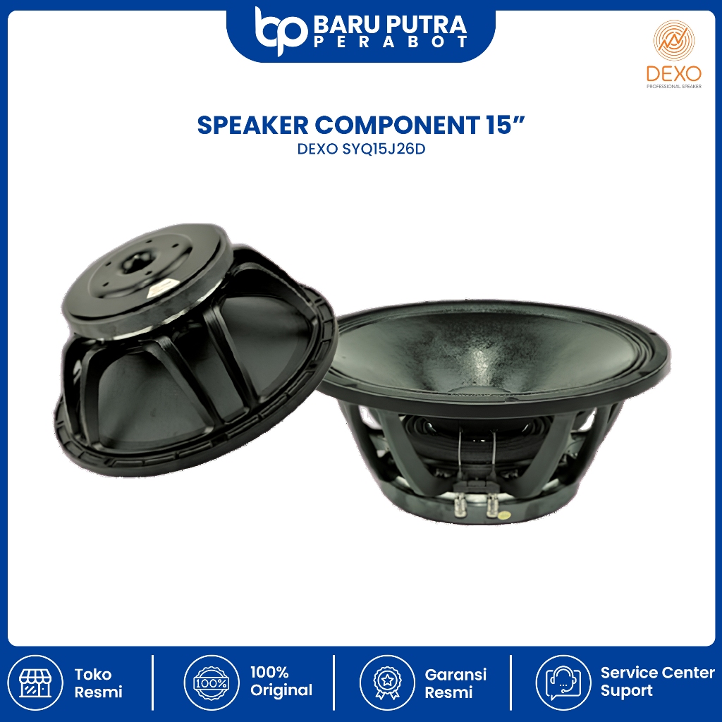 Speaker Component DEXO 15Inch SYQ 15J26D / SYQ15J26D (15")