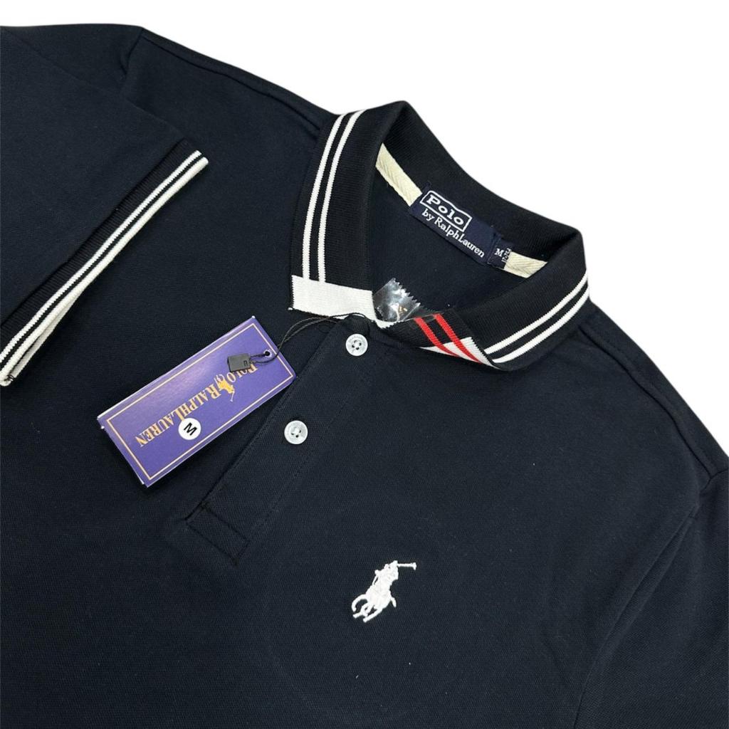 Kaos Kerah Krah Pria Polo Shirt Premium Pria Import Premium Motif Kerah Garis