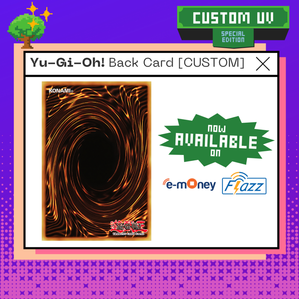 YUGIOH CARD e-Money Flazz YU GI OH Kartu Custom UV Doff eToll NFC - GAMEOY