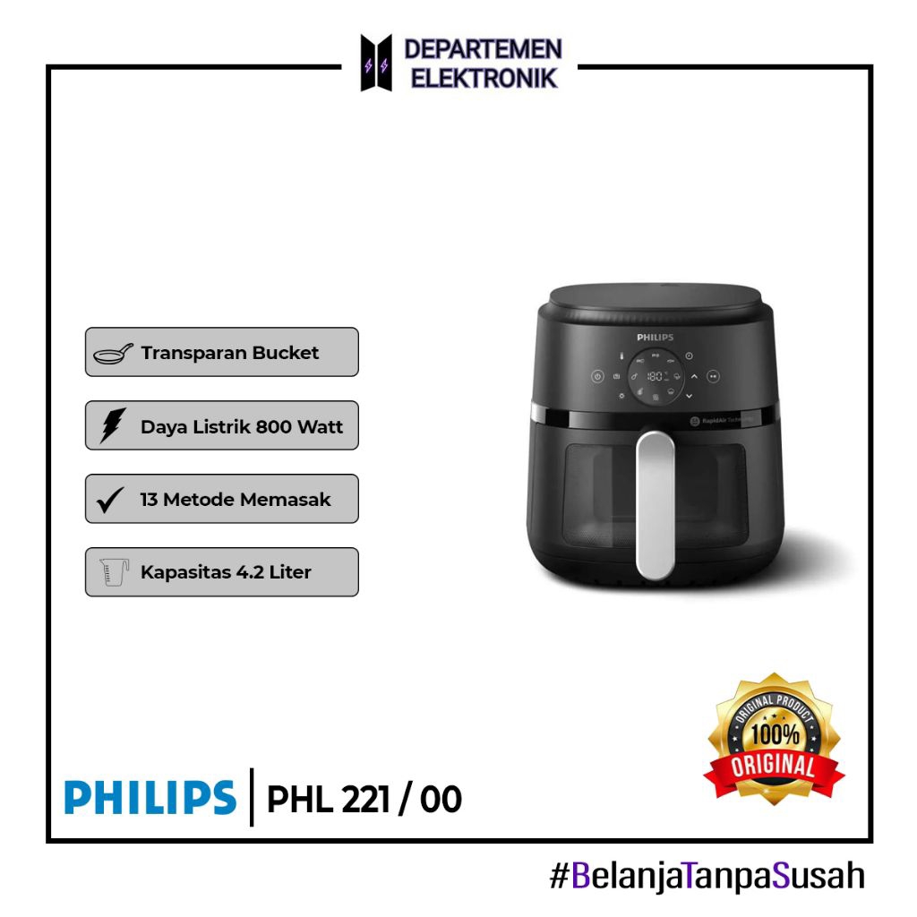 AIR FRYER PHILIPS NA 211/00 Low Watt