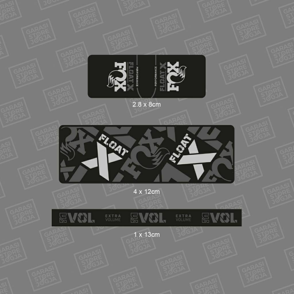 Decal Rear Shox Fox Float X Performance