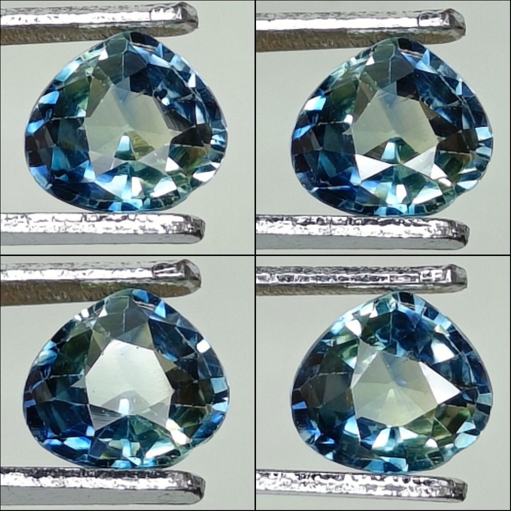 Natural Fancy Sapphire Good Material Bicolor Bi Bolor
