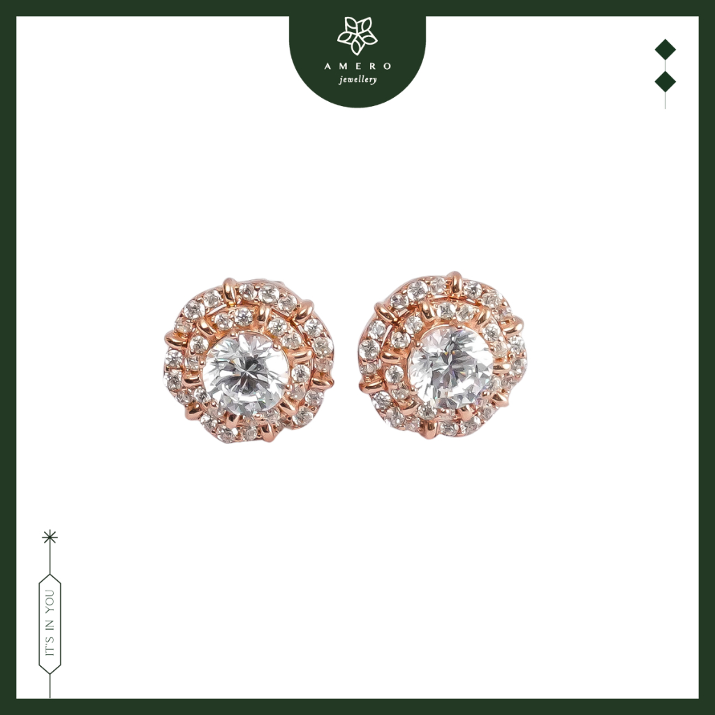 Anting Emas 17K Roxe RE-14 Amero Jewellery