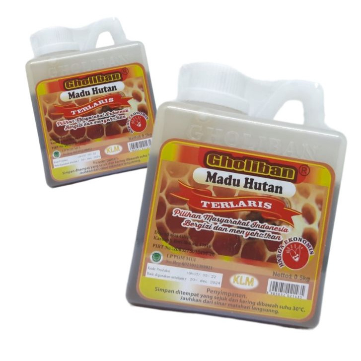 

Madu Hutan Gholiban 500gr - Madu Hutan Kalimantan Super 500 gr - Madu Hutan Super KLM Original