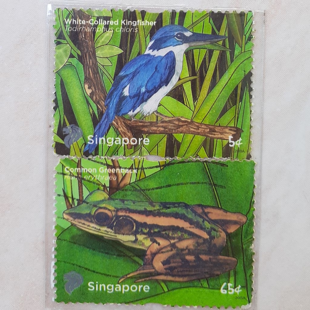 

Perangko Singapura Pond Life Definitives Tahun 2011-2013 set 2pcs