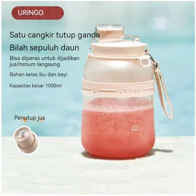 Uringo Gelas Jus Rumah Multifungsi juicer Kecil portable Elektrik Ton Jus juice bucket cup