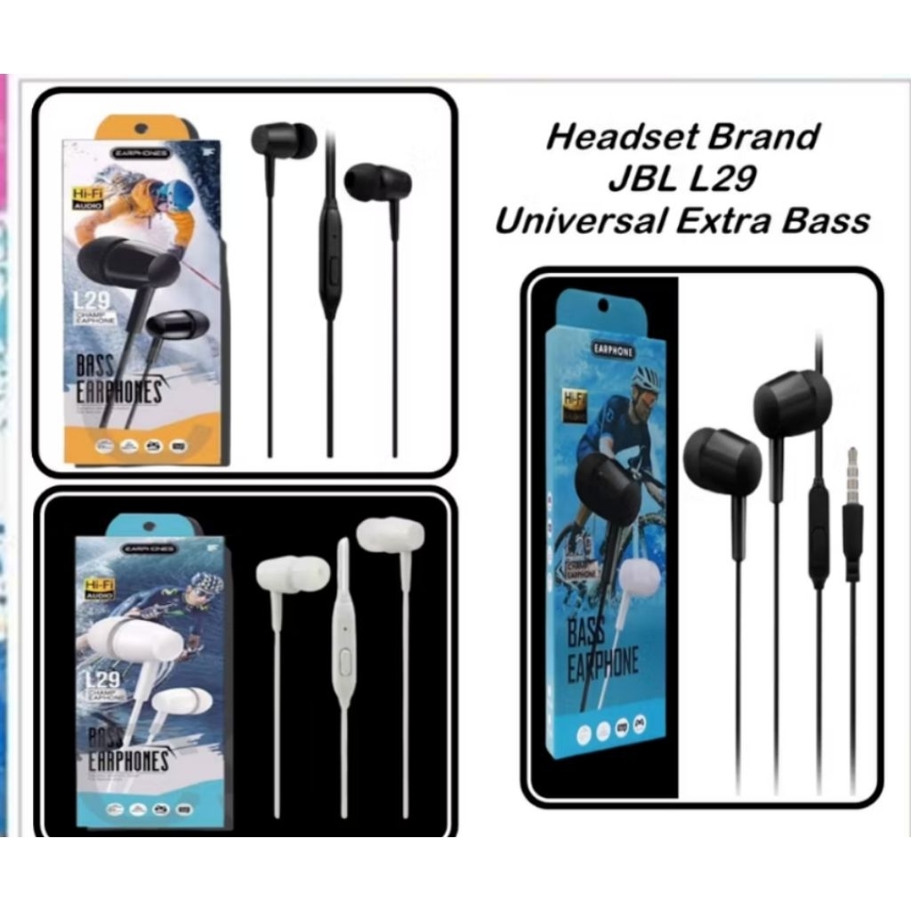 HF/Headset Brand JBL L29 Universal Extra Bass