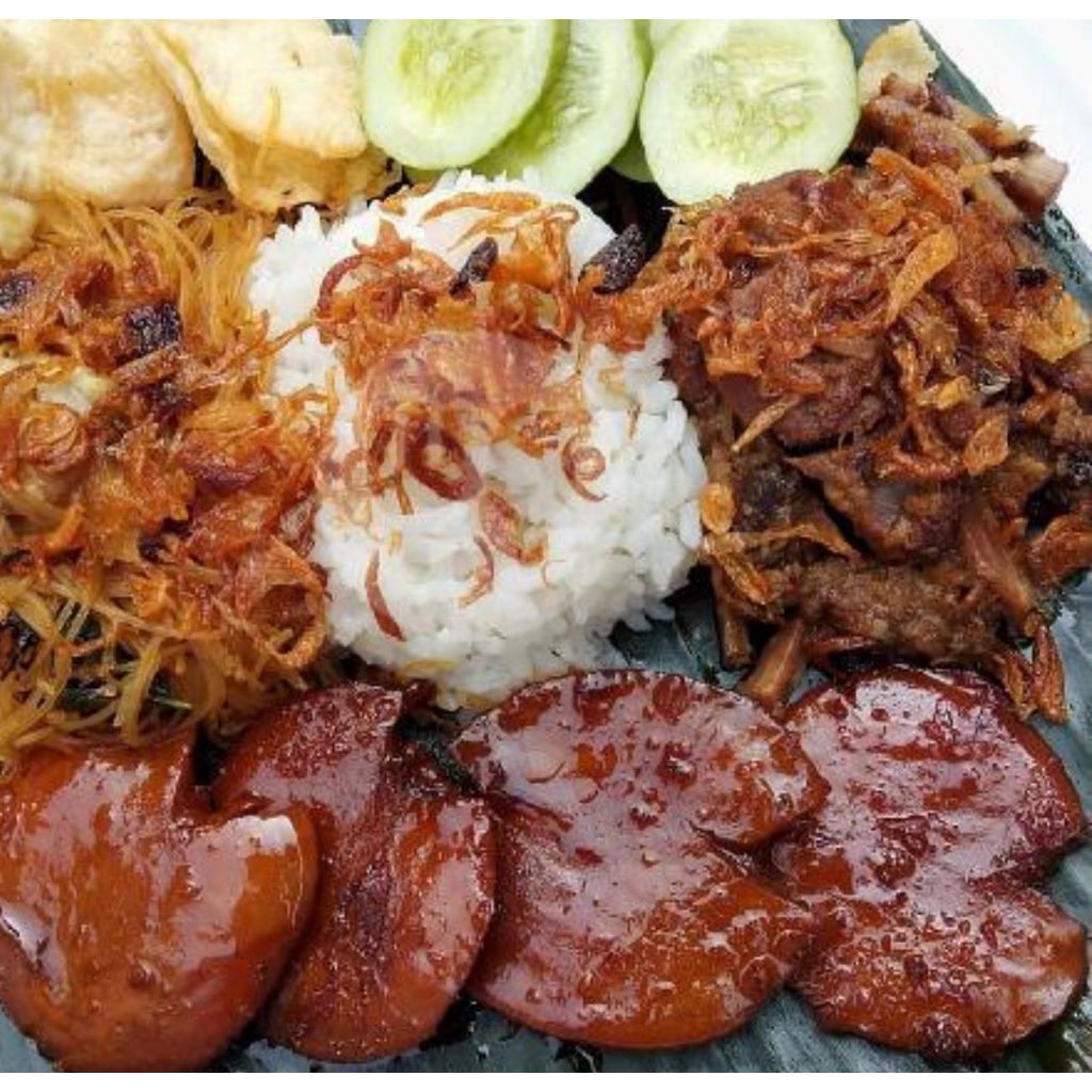 

nasi uduk semur jengkol