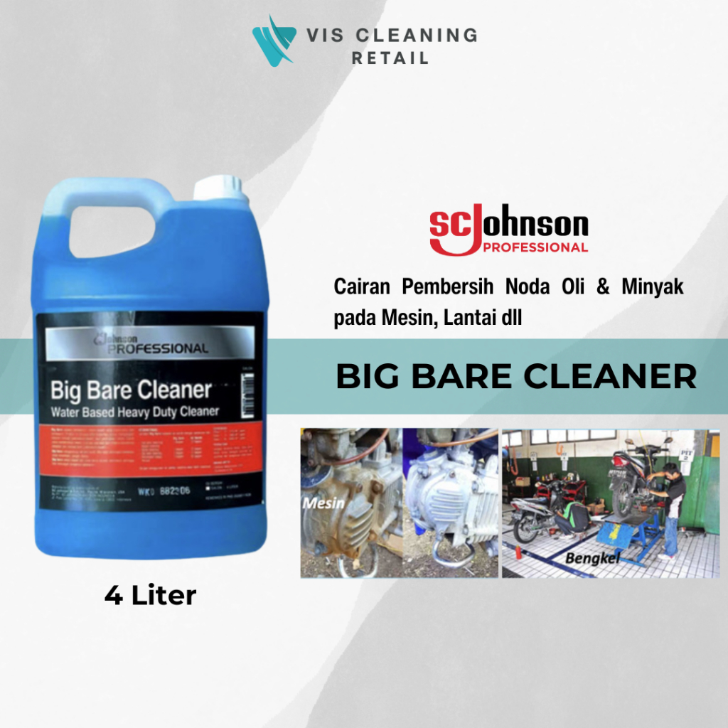 SC Johnson Big Bare Pembersih Noda Oli & Minyak pada Mesin, Lantai dll