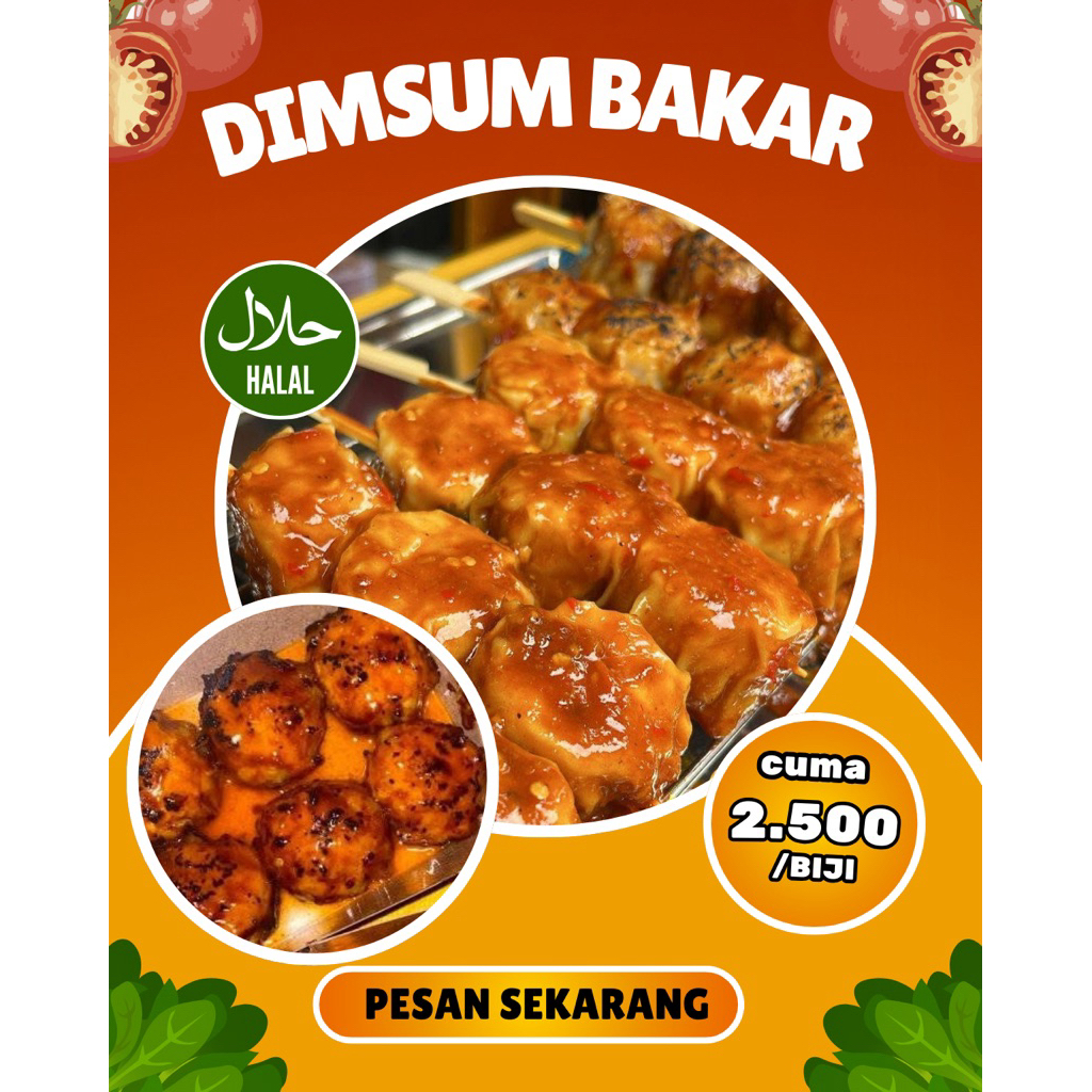 

DIMSUM BAKAR PEDAS DIMSUM BAKAR 1 PCS