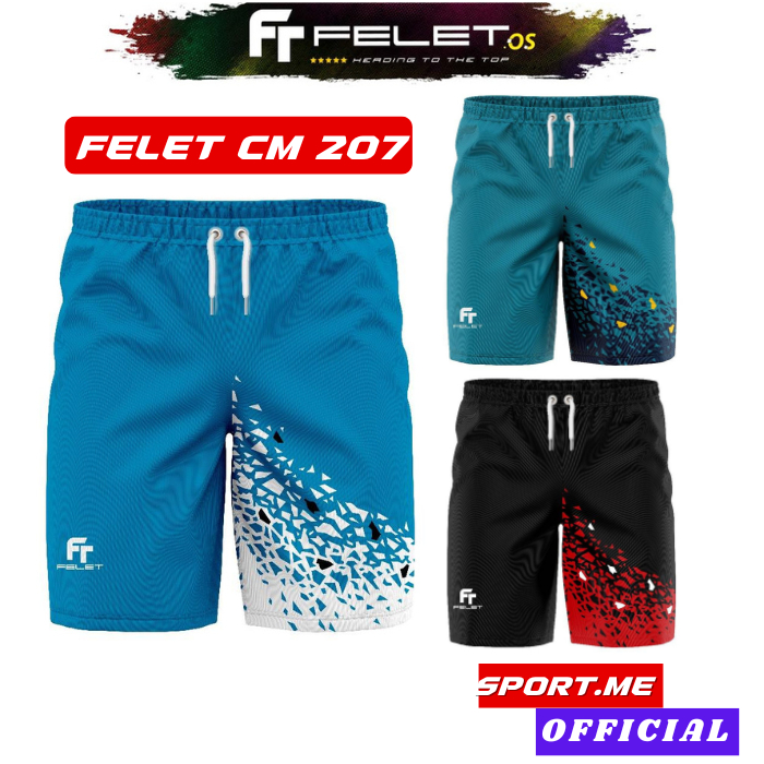 Felet CM207 CM 207 Badminton Short Pants - Celana Badminton Original Felet
