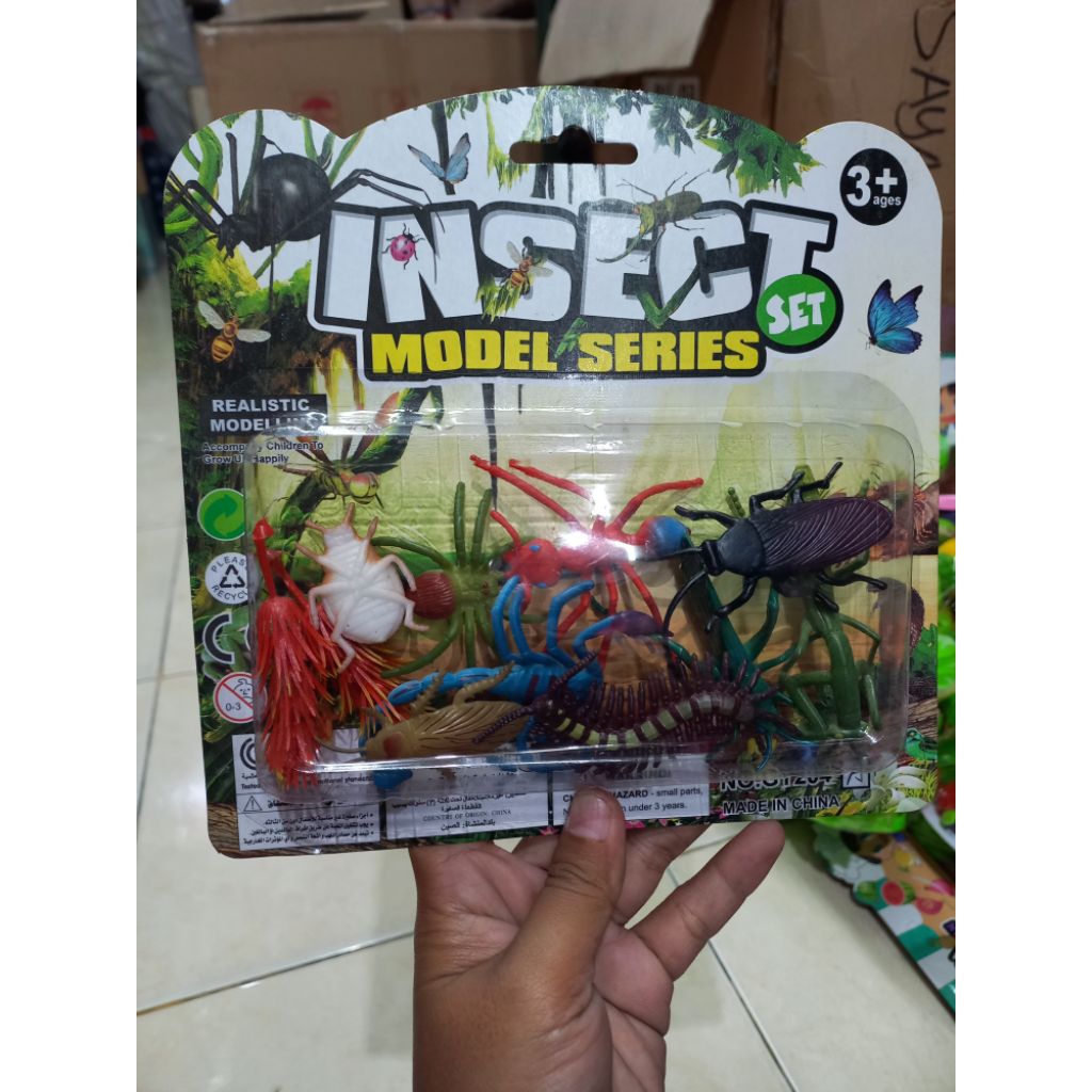 gy204 mainan anak binatang serangga insects model series/mainan hewan serangga berbagai macam hewan 