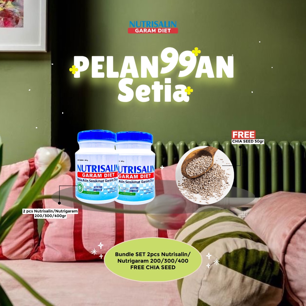 

Bundle D - Nutrisalin 400 gram x chia seed