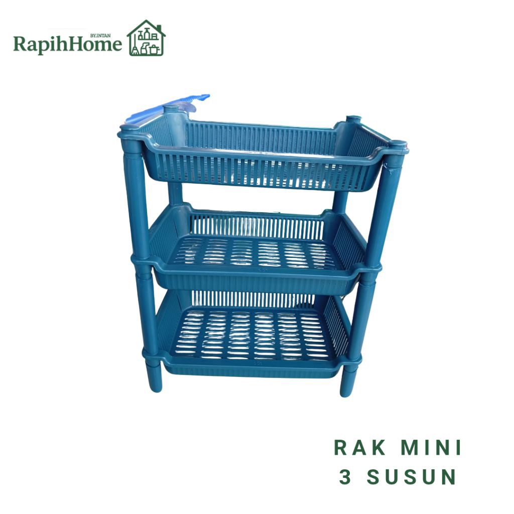 Rak Mini Susun 3 Serbaguna Rak Dapur Rak Bumbu Susun 3 Serbaguna