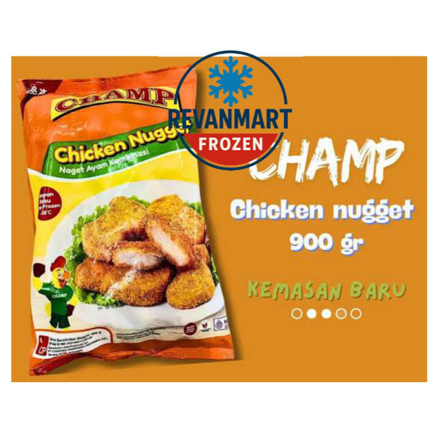 

CHAMP CHICKEN NUGGET 900 GR 450 GR 225 GR