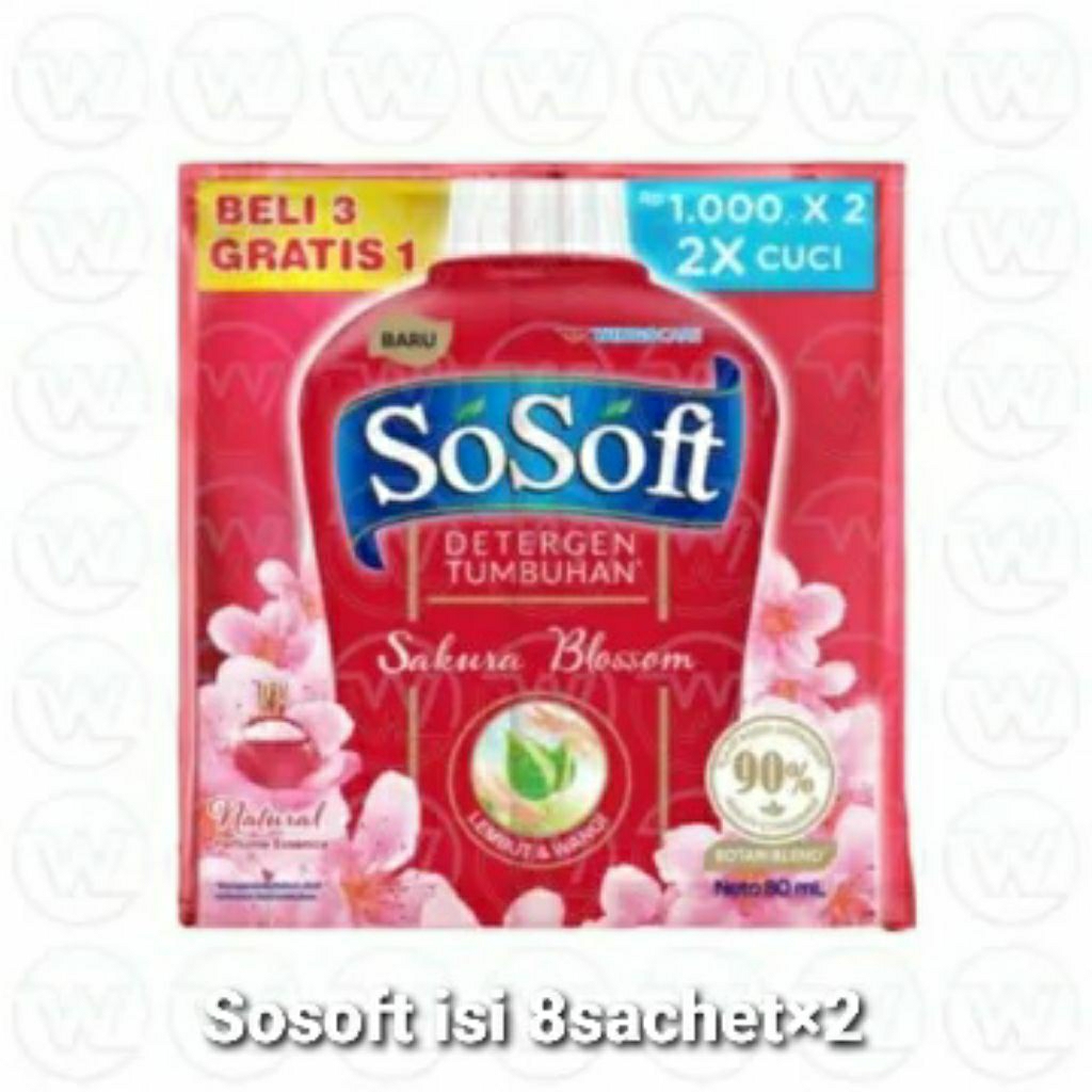Sosoft Renceng 16 sachet