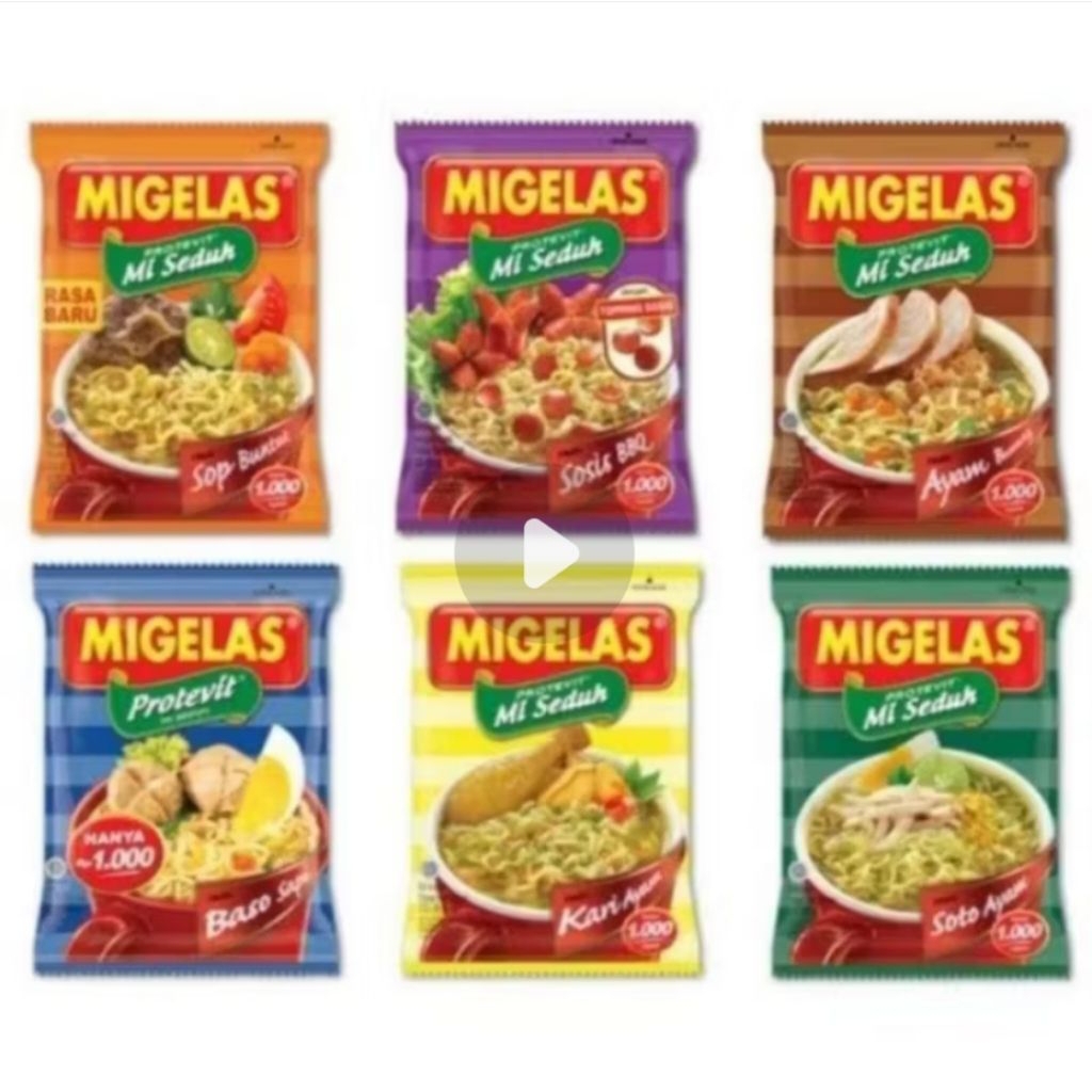 

Mie Gelas all Varian isi 30/35 gram harga satuan