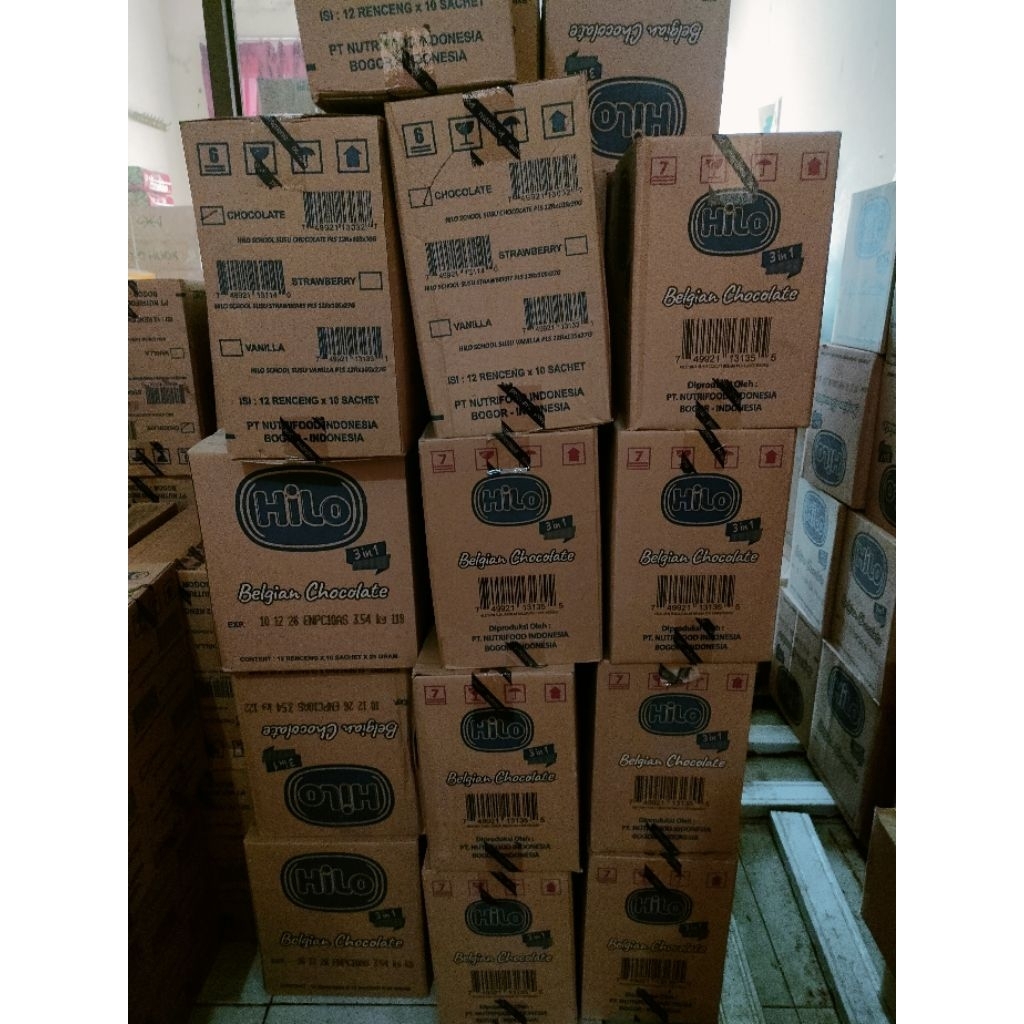 

susu Hilo school ( 1 karton )| vanila | coklat | strawbery | active belgian