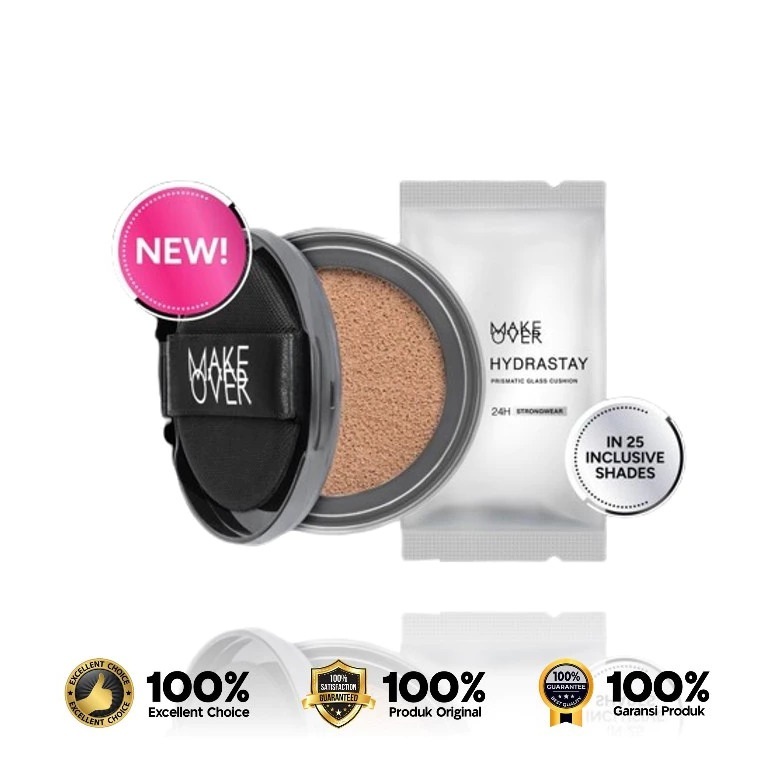 MAKE OVER Refill Hydrastay Prismatic Glass Cushion