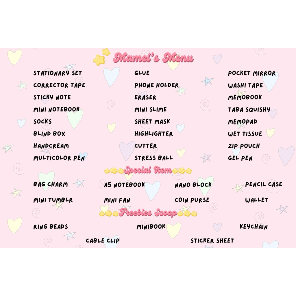 

[Random Scoop] Mamel Scoop Stationary Random Scoop Indonesia Gacha Alat Tulis Mainan Acak