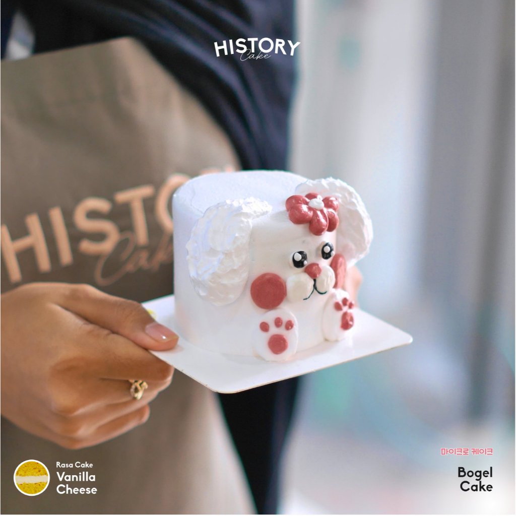 

Kue ulang tahun Bogel Birthday Cake Vanilla Cheese - Little Rabbit