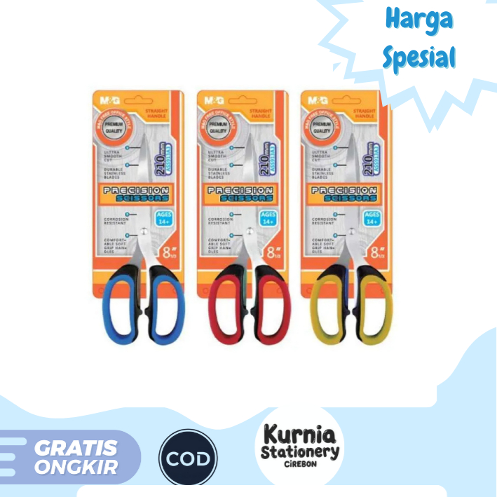 

M&G Scissors 210 MM Ultra Smooth Cut Durable / Gunting Serbaguna ASS913A3