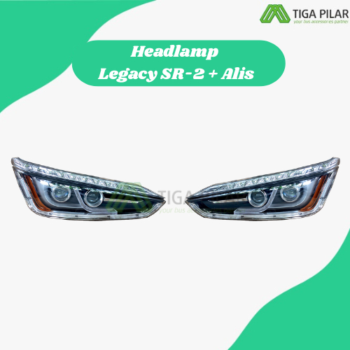Headlamp Legacy SR-2 Plus Alis / Lampu Depan Legacy SR-2 Dengan Alis
