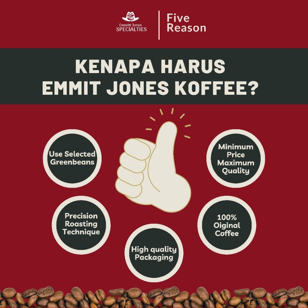 

Parentas 1kg - Roasted Beans - Biji, halus, med, kasar - Natural Arabica