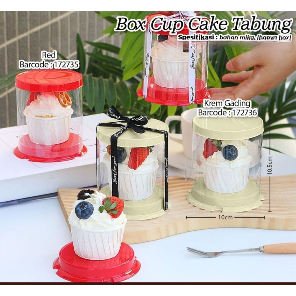 

Box Cupcake Tabung 10 pcs