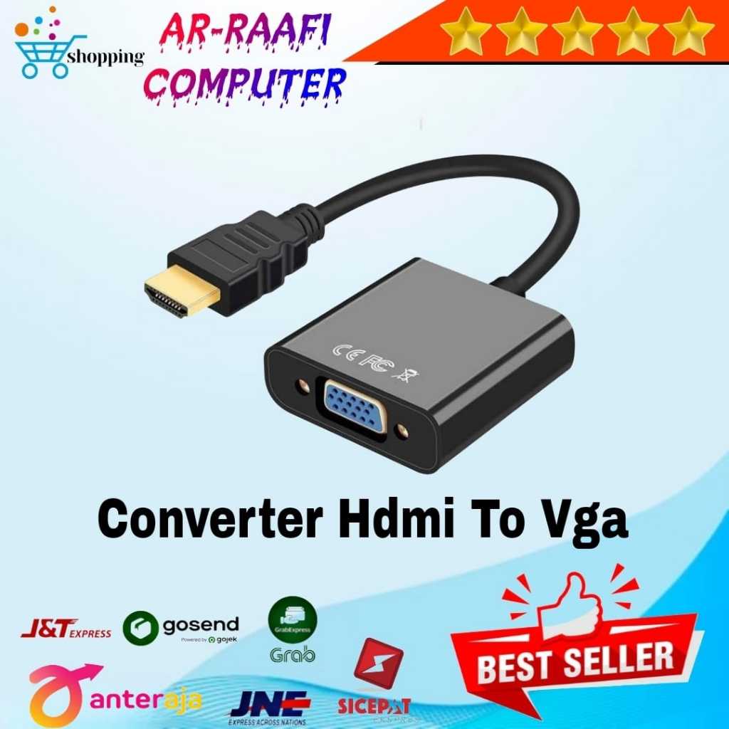 CONVERTER HDMI TO VGA I HDMI TO VGA AUDIO