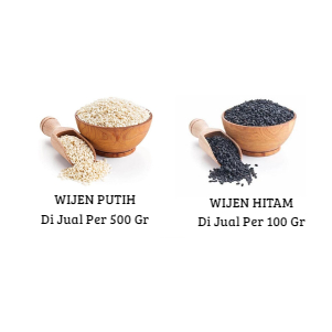 

BIJI WIJEN HITAM & BIJI WIJEN PUTIH