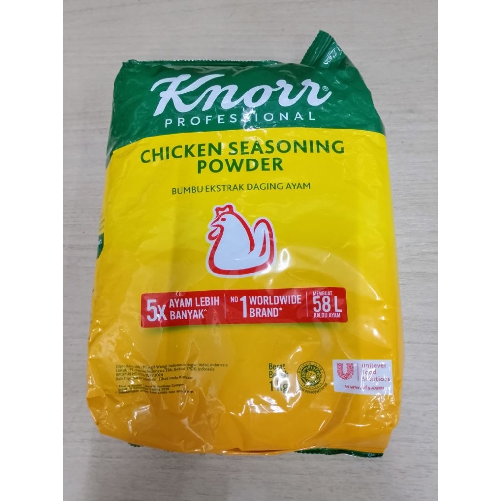 

Knorr Chicken Seasoning Powder 1kg / Knorr Bumbu Rasa Ayam Refil 1kg