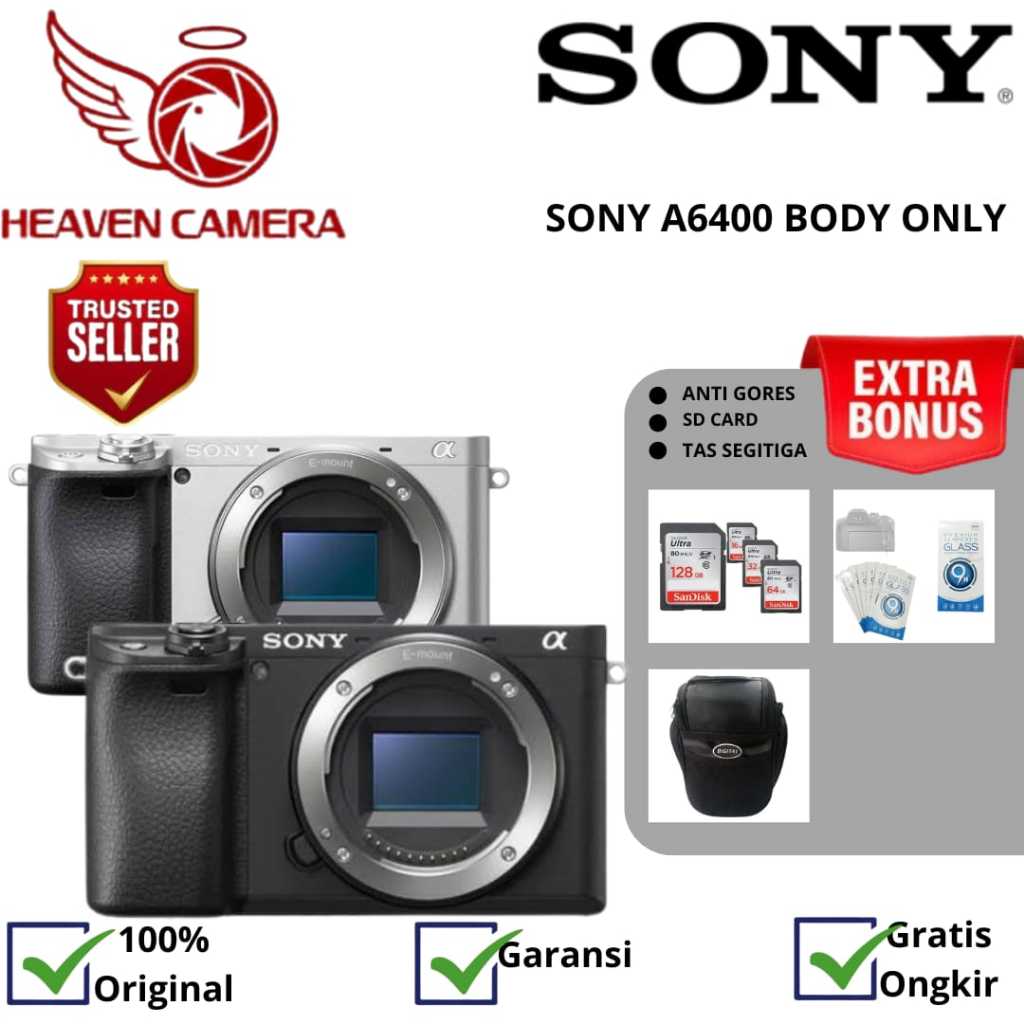 Sony Alpha A6400 Body Only Mirrorless Camera / Sony A6400 Body Only