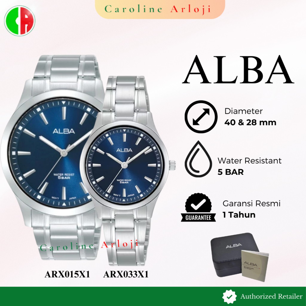 Jam Tangan Couple Alba ARX010 / ARX011 / ARX015 / ARX017 Original Garansi Resmi