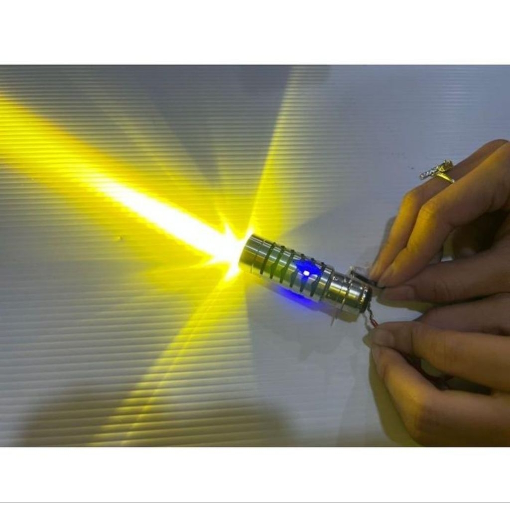 Lampu LED Motor H4 Laser H6 Metic Bebek Skutik Laser PNP