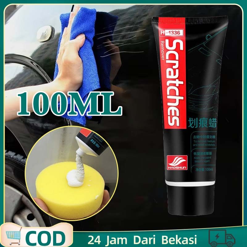 Rubbing Compound Mobil Merah 100gr Compound Penghilang Baret Mobil Kompon Body Motor Penghilang Bare