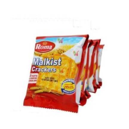 

Roma malkist crackers 1 renceng isi 10 bks