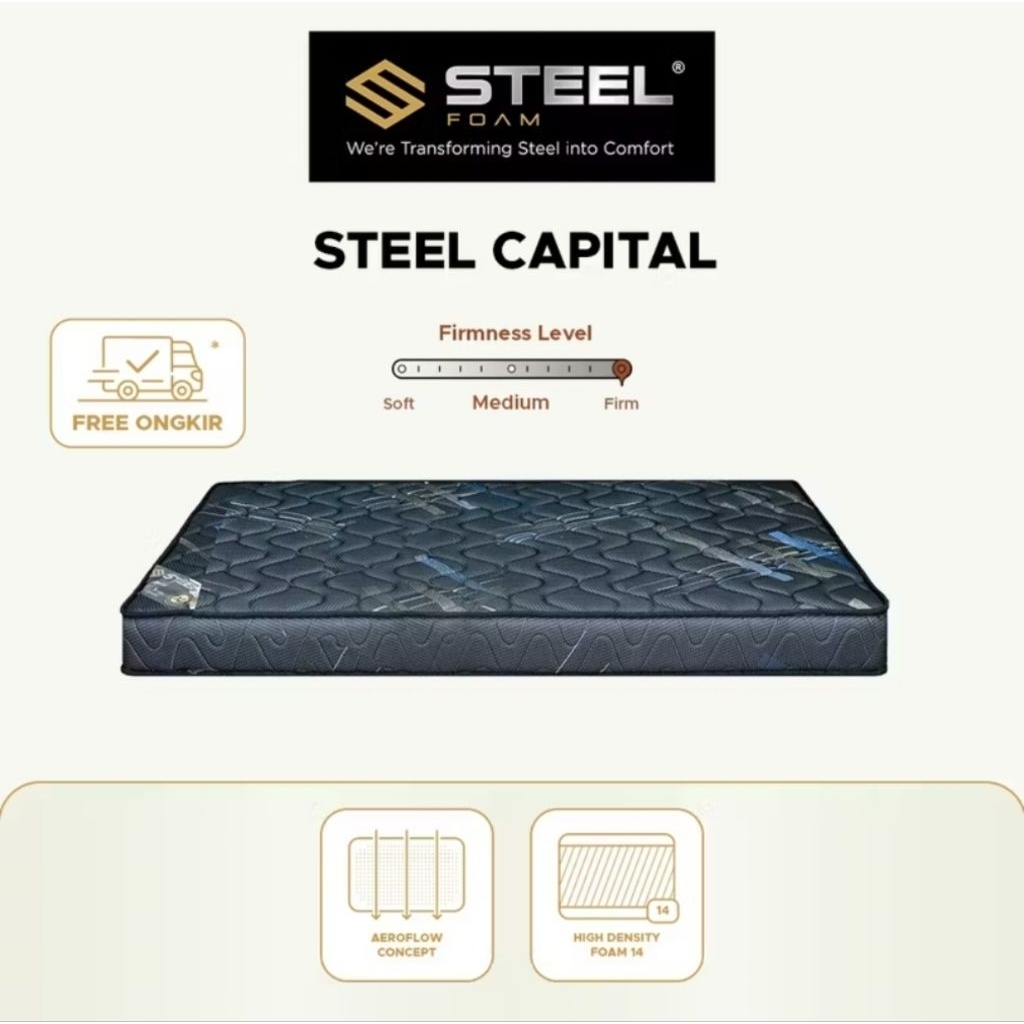 Tilam Busa Steel Capital Garansi Busa 10 Tahun - Golden Mebel