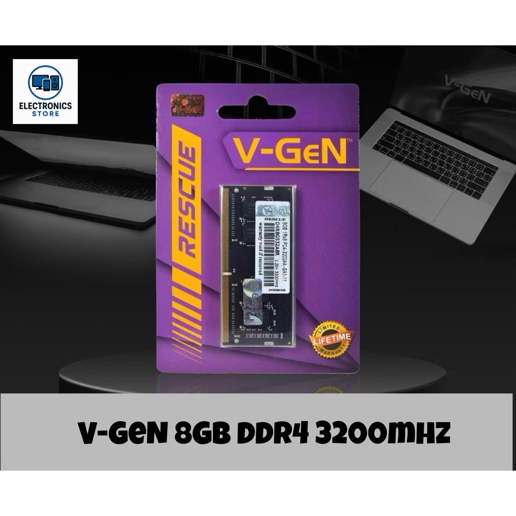 V-Gen 8gb DDR4 3200Mhz