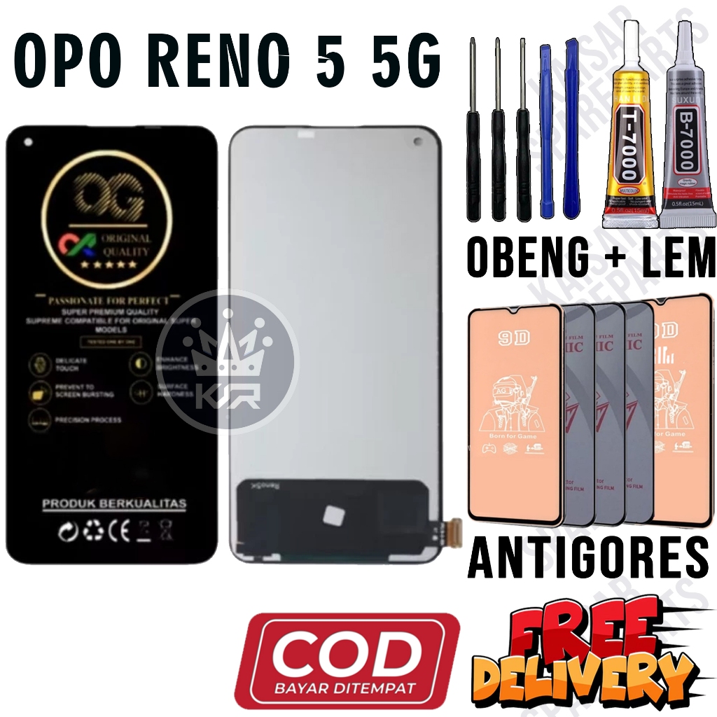 Lcd OPO RENO 5 5G Original Ori OEM Quality Lcd Touchcsreen Fullset