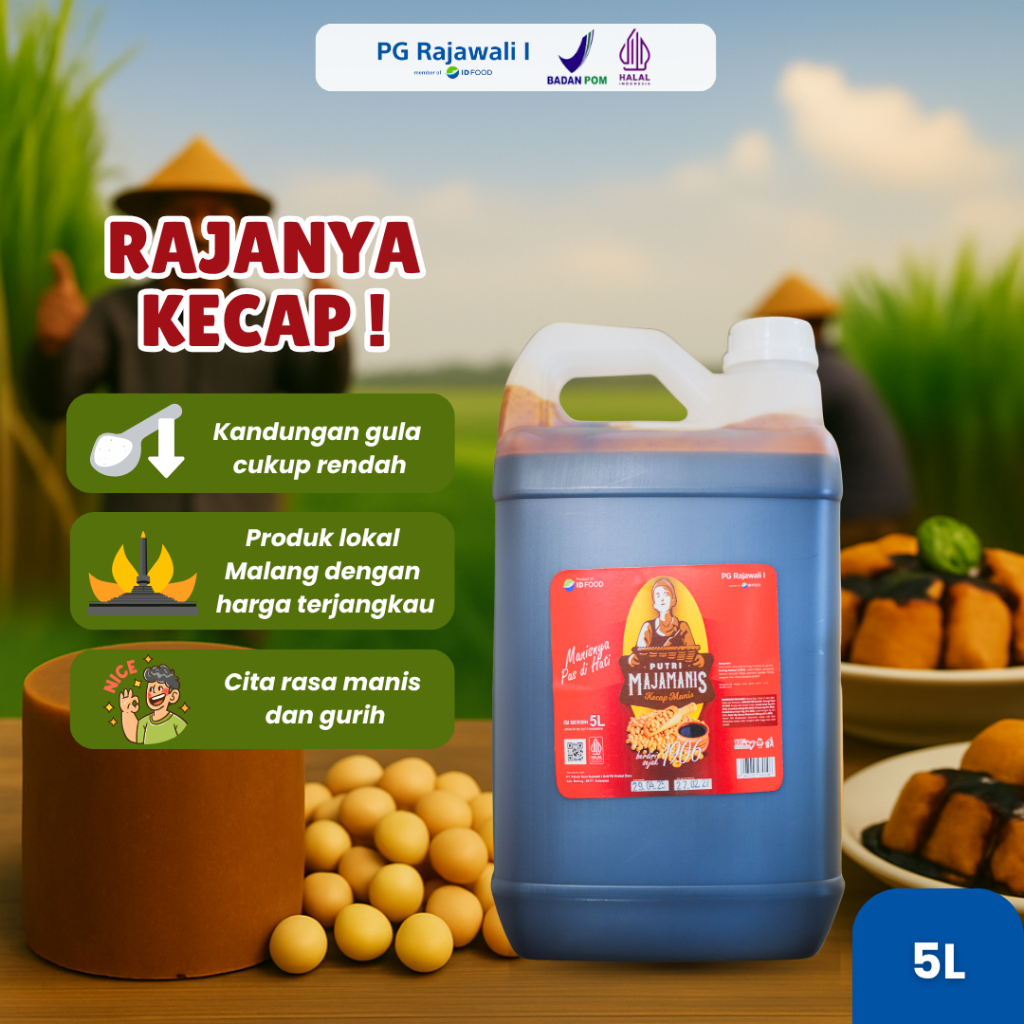 

Kecap Manis "Putri Majamanis" 5 Liter