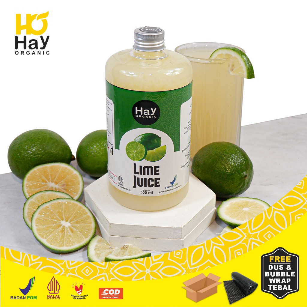 

Hay Organic - Sari Jeruk Nipis Murni 500 ml Pure Lime Juice Fresh