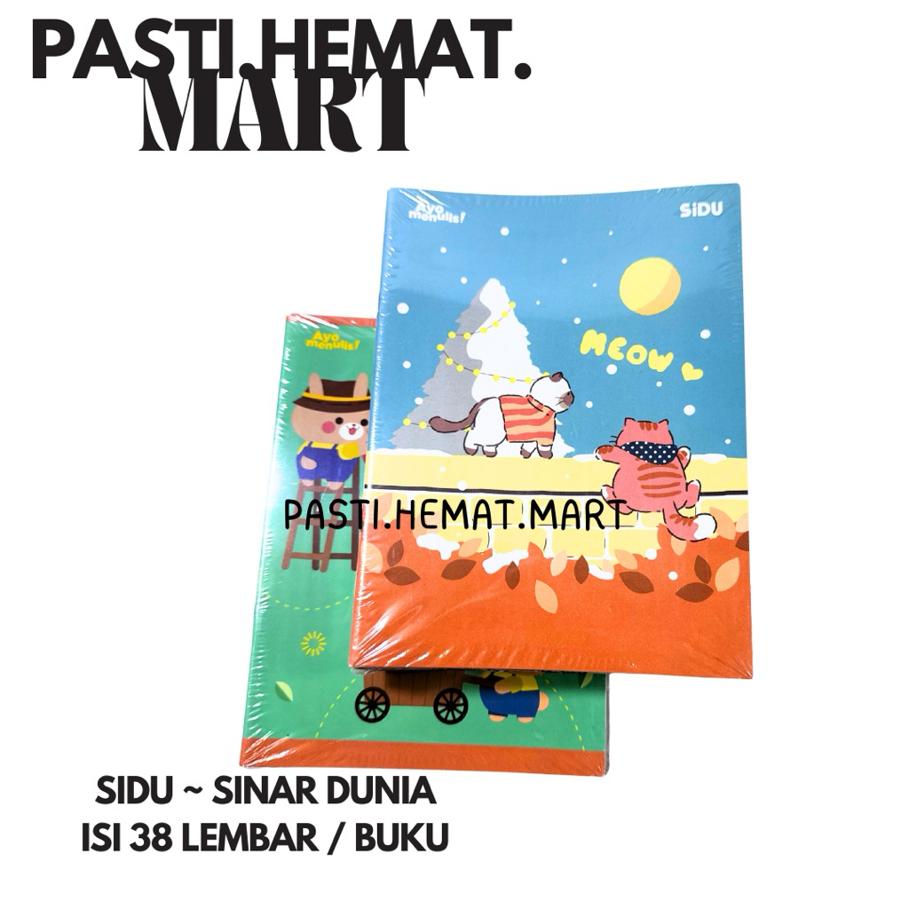 

[HEMAT] 10 Pcs Buku Tulis Sinar Dunia 38 Lembar | SIDU ORIGINAL