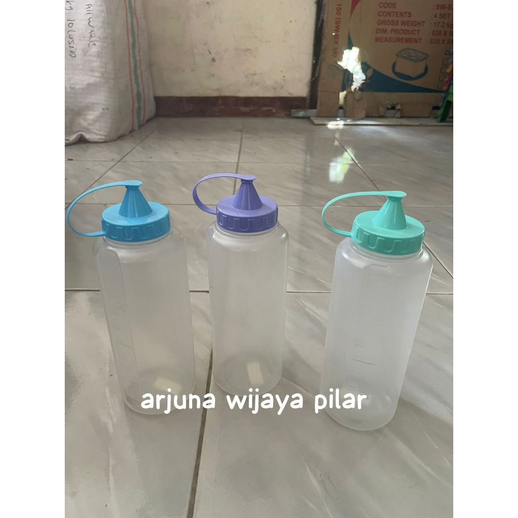 Botol kecap vita / botol saus 1000 ml