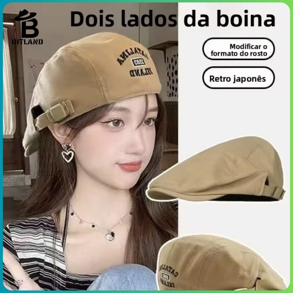 Topi Ivy Cap Pria Wanita Vintage Newsboy Catalina Island – Adjustable 54-60cm TPI-116
