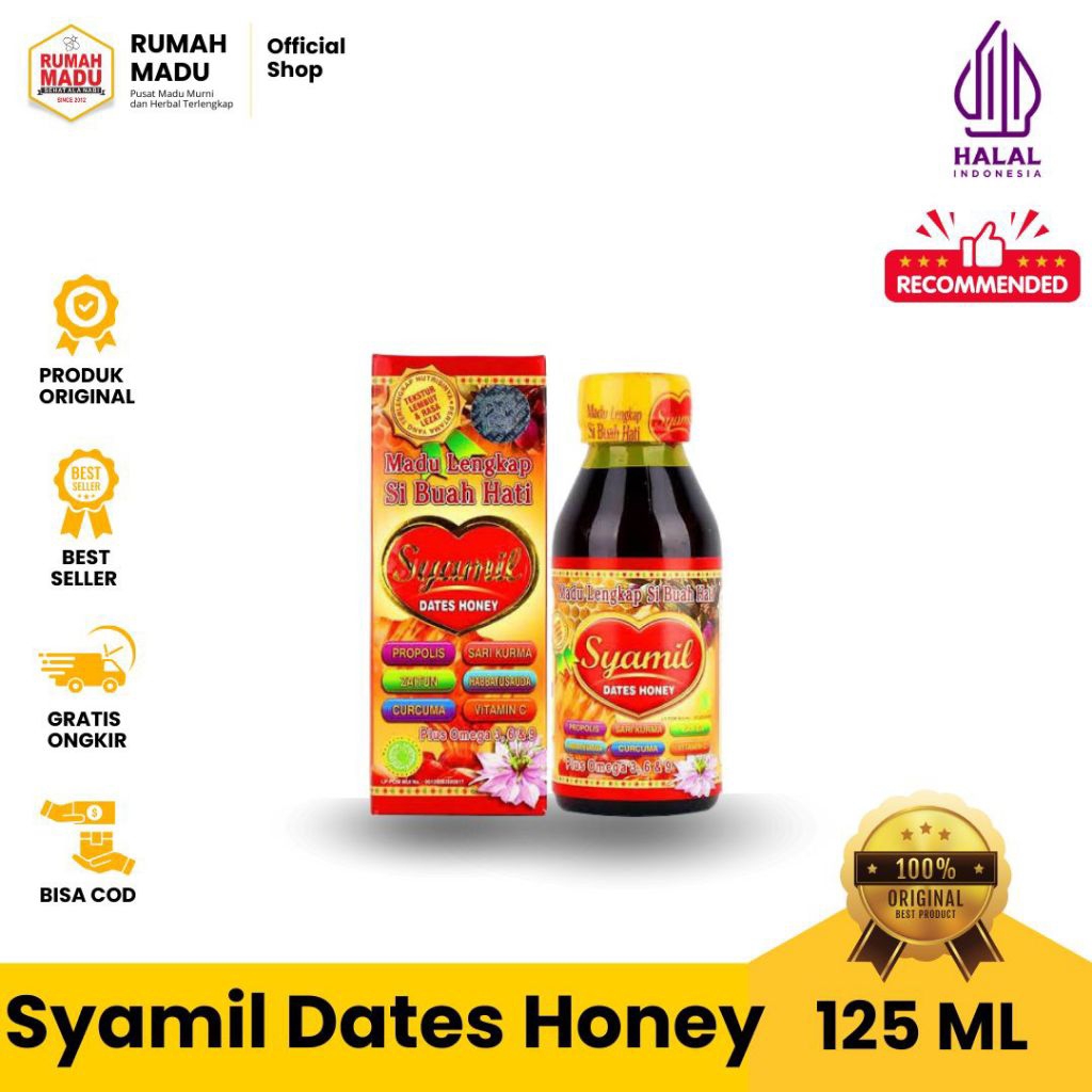 

MADU ANAK | SYAMIL DATE HONEY 125ml ~RUMAH MADU