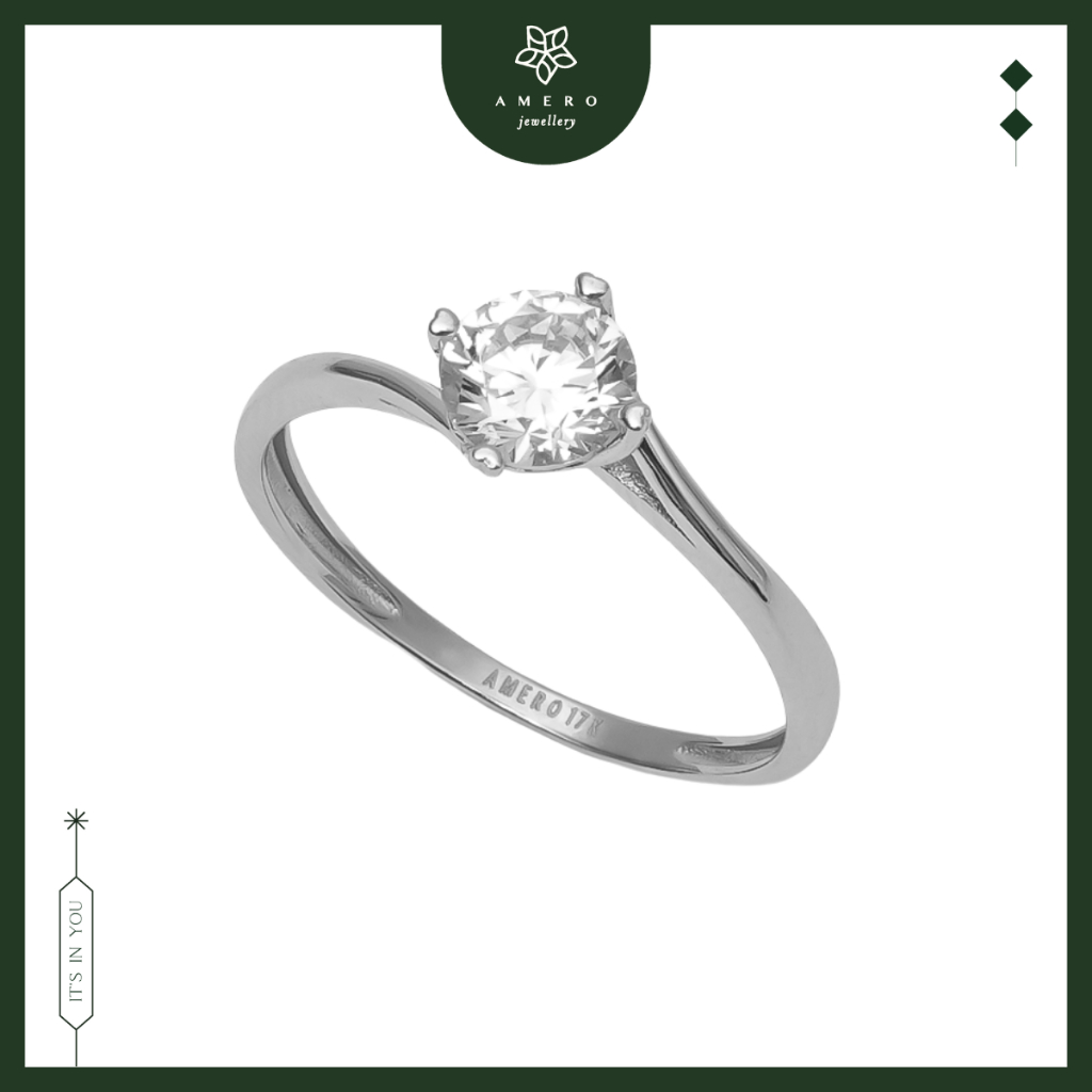 Cincin Emas 17K Diamora DR-17 Amero Jewellery